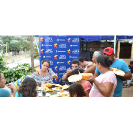 Amigos Mira realizó un almuerzo de confraternidad para la comunidad extranjera en el norte de Guayaquil.